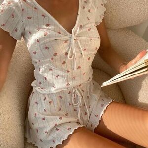 NWOT [Size: S] For Love & Lemons Blossom Pointelle Set